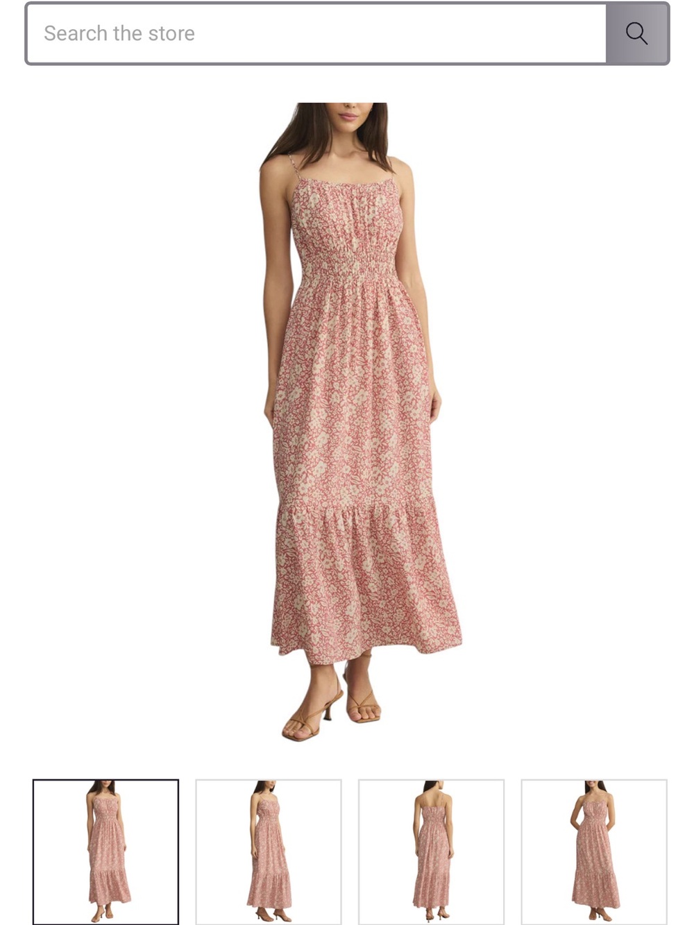 Z Supply Light Pink Sleeveless Maxi Dress